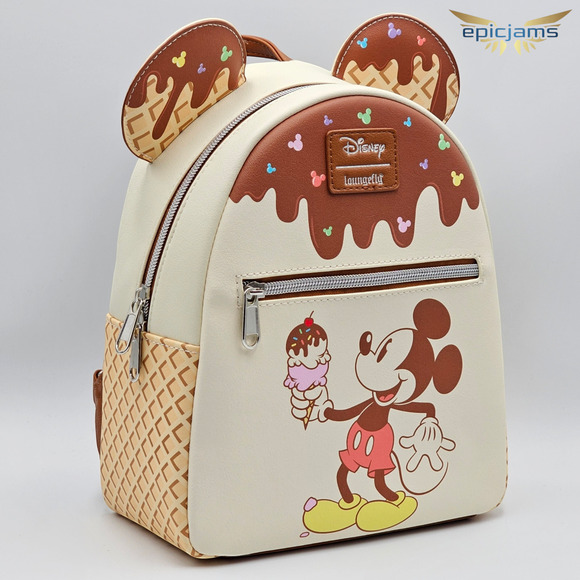 Loungefly Disney Mickey Mouse Ice Cream Mini Backpack New main image 4